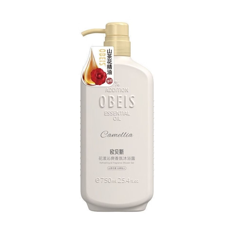 歐貝斯（obeis）精油奢養(yǎng)花漾沁爽香氛沐浴露750ML