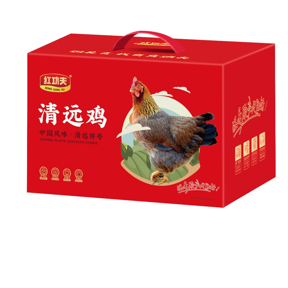 清遠雞禮盒A款1.1kg*1只