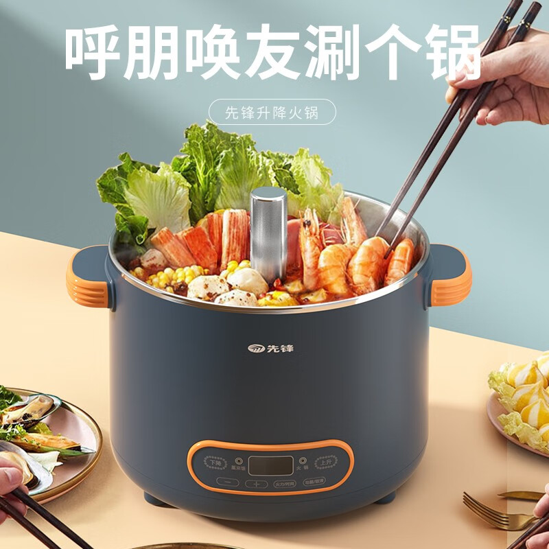 先鋒（SINGFUN） 先鋒DRG-H3001R液體加熱器（養(yǎng)生智能升降鍋）